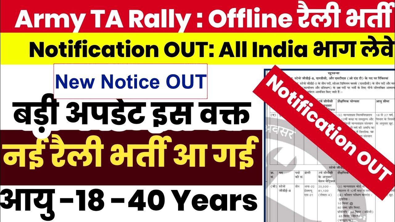 TA Army Rally Bharti 2023