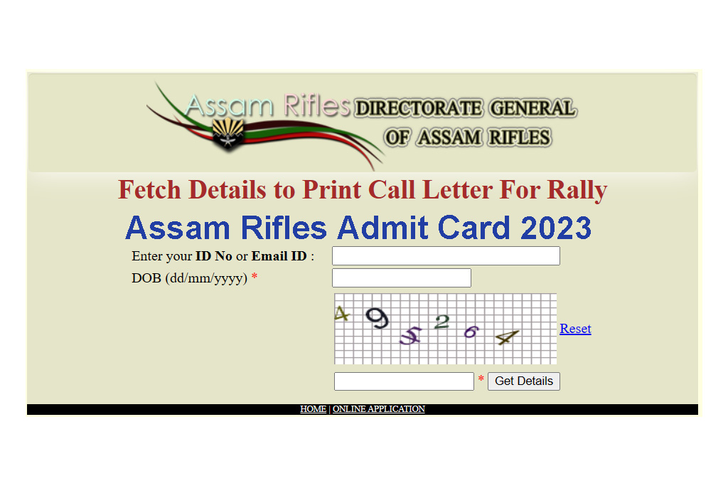 Assam Rifles Admit Card 2023 